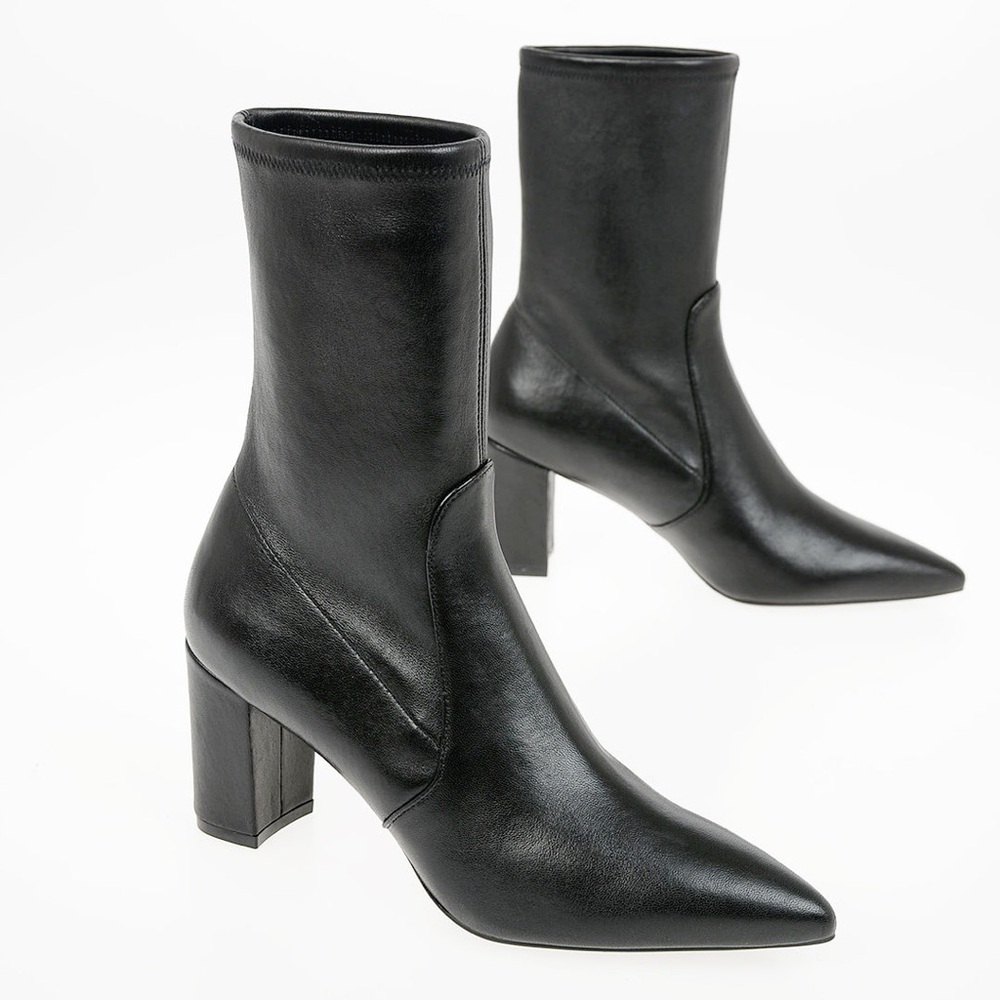 Stuart Weitzman Black Ankle Boots